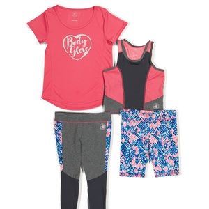 BODY GLOVE Big Girls 4pc Short Set